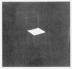 La chaise d'Ames vue par l'oeilleton
