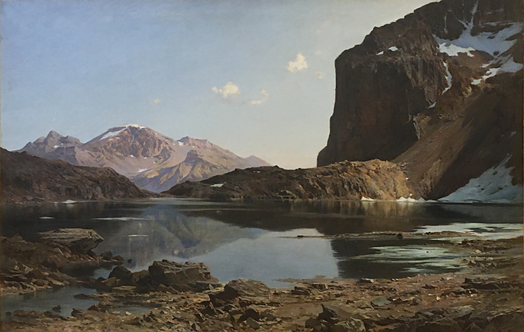 laurent Guétal dit Abbé Guétal - le lac de l'Eychauda -1886
