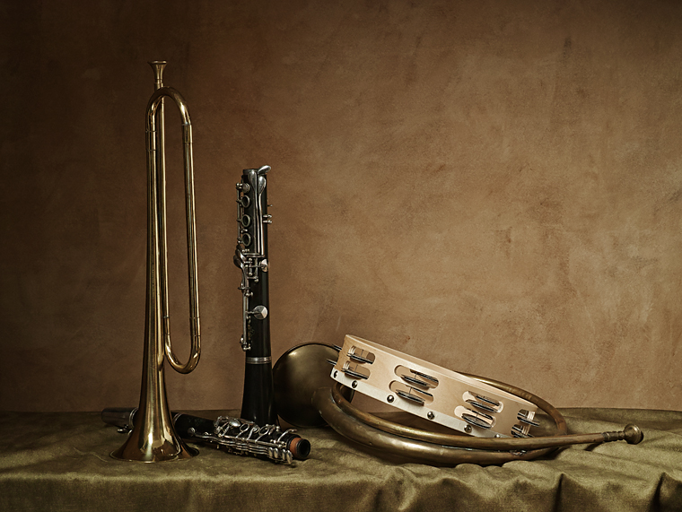 Nature morte instrume,nts de musique - henri peyre et catherine auguste